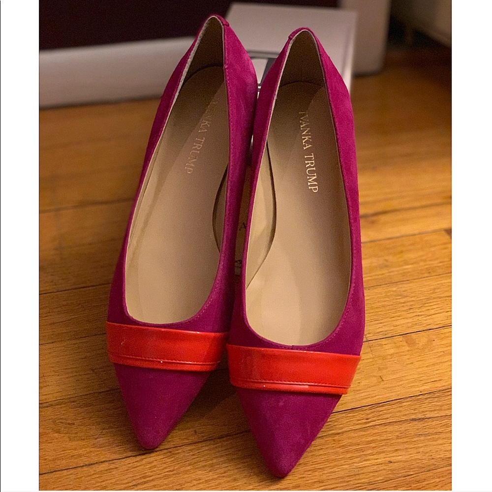 Ivanka Trump - Ballet Flats CARMEN Pink Suede